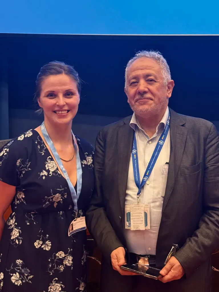 Abdalah Mokssit og Anna Hulda Ólafsdóttir á 64. fundi IPCC 2026